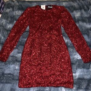 Urban outfitters Kimchi Blue red sequin dress